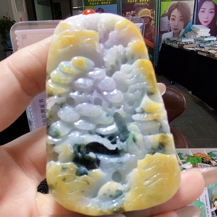 颈饰未镶嵌翡翠翡翠
