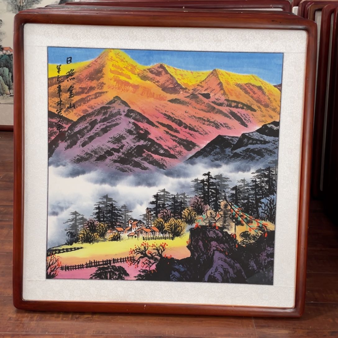 国画带框尺寸63*63厘米
