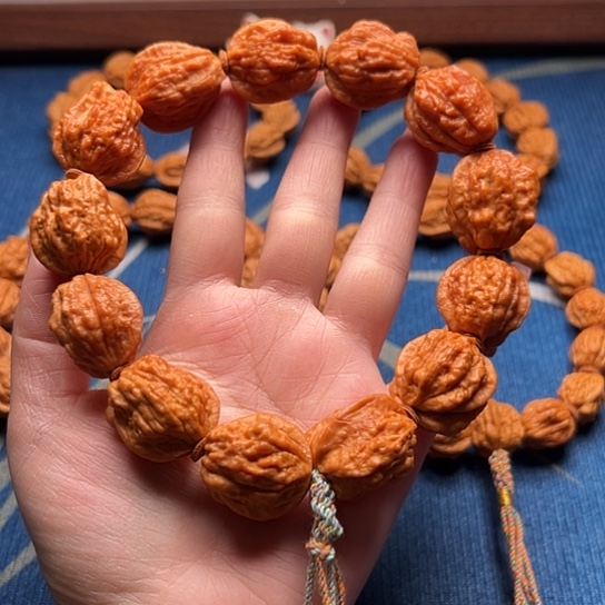 文玩核桃手串小金蟾