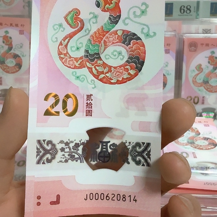塑料小蛇钞号码000620814