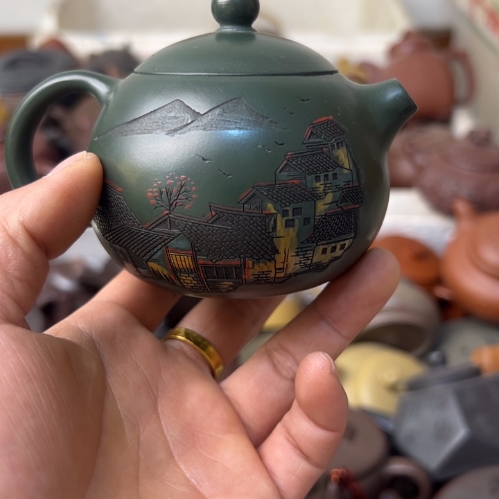 紫砂茶壶紫砂壶微瑕划痕