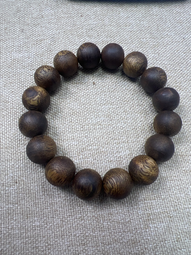 沉香棋楠沉香圆珠1.5mm单圈多样性发一14克