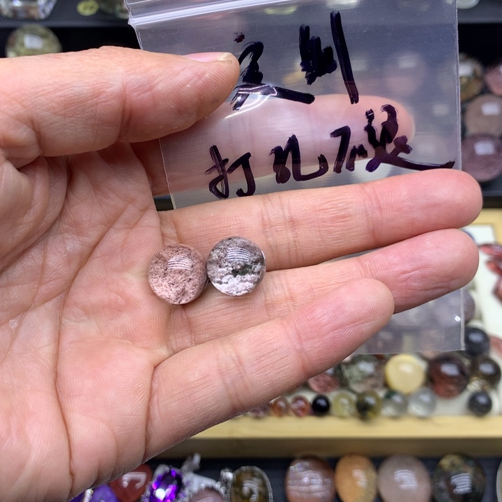 水晶手链未镶嵌W*W幽灵定制打孔不退换