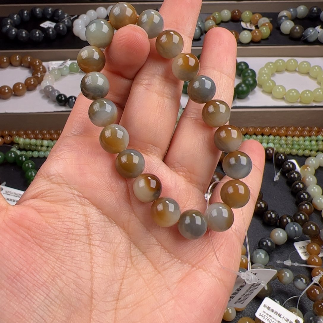 和田玉手链未镶嵌长*依