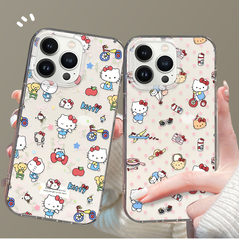 【578】卡通凯蒂猫IMD手机壳适用苹果17苹果16小米17华为oppovivo