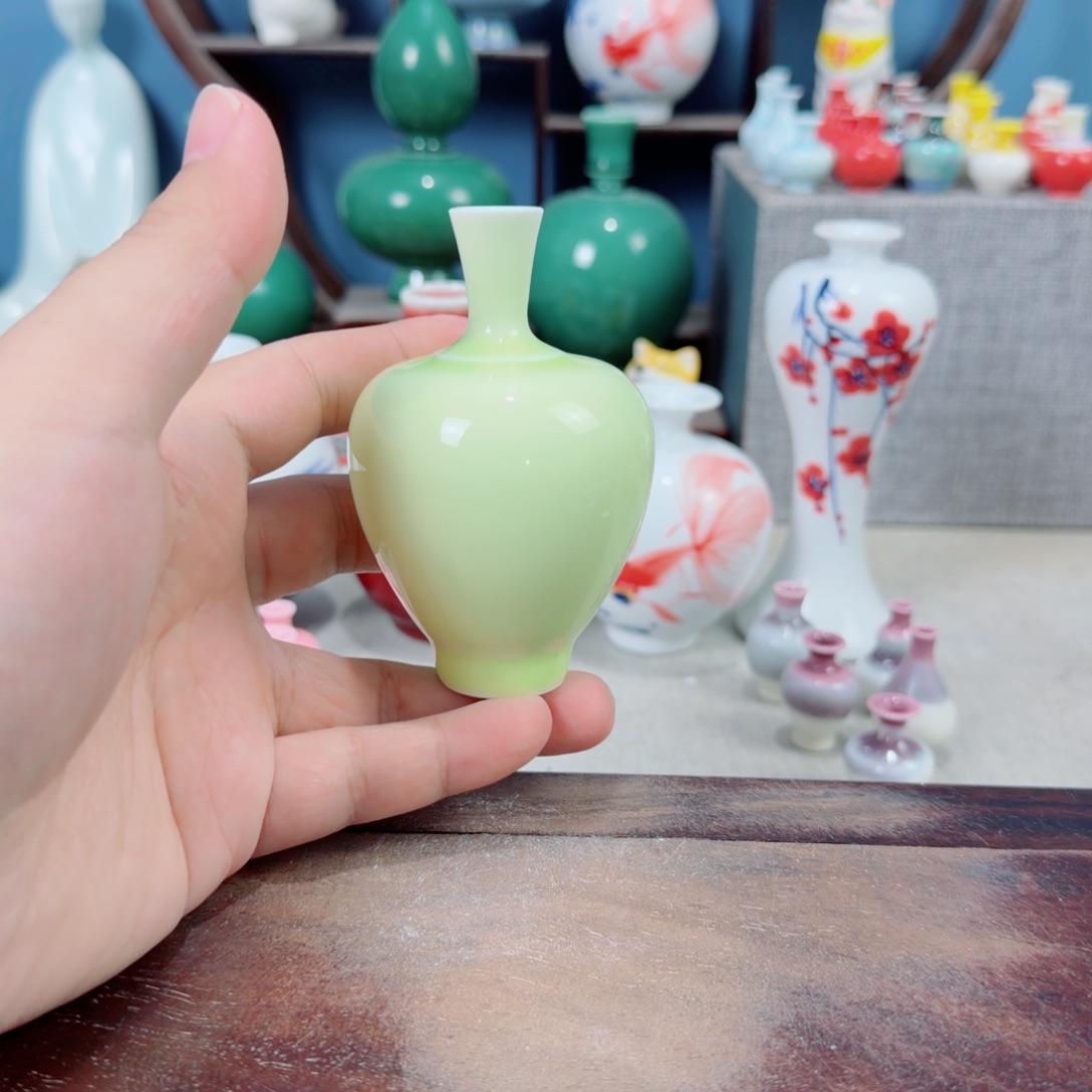 陶瓷手工小花器摆件