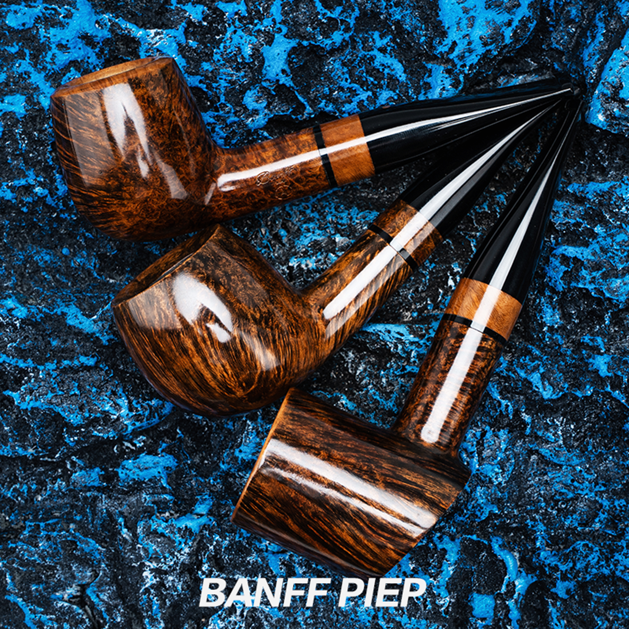 班夫工作室原创设计经典斗意大利进口石楠木手工满纹400手工烟斗