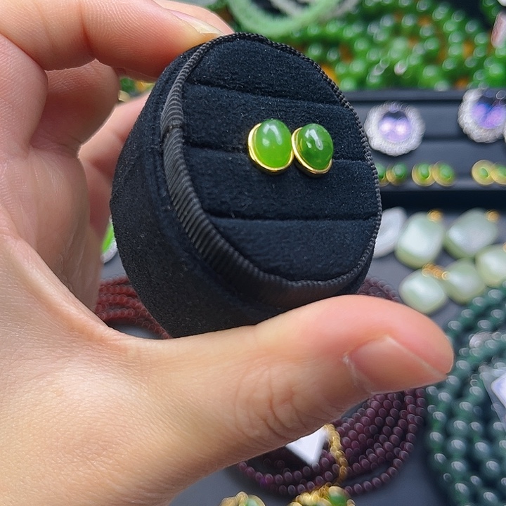 和田玉银S925镶嵌颈饰