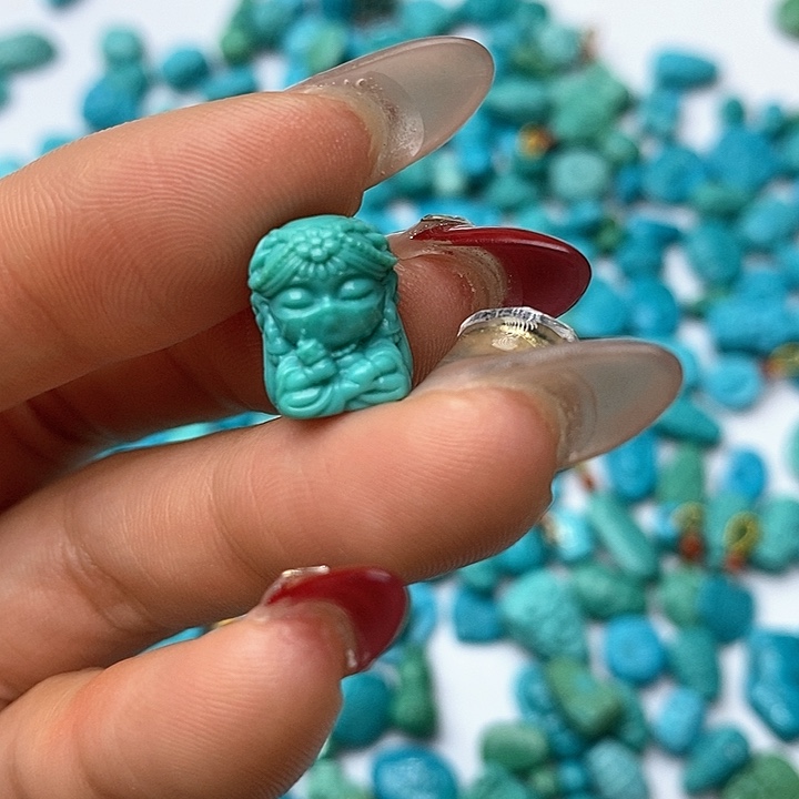 绿松石珠宝奇石未镶嵌