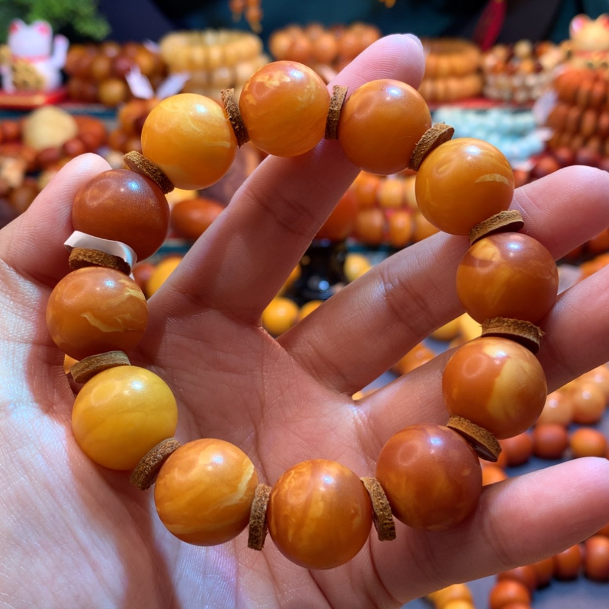 【闪购商品】蜜蜡手串未镶嵌蜜蜡手串