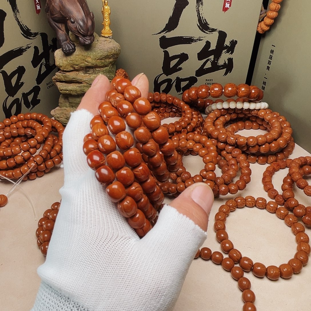 桃核吊坠桃核光柱瑕疵款