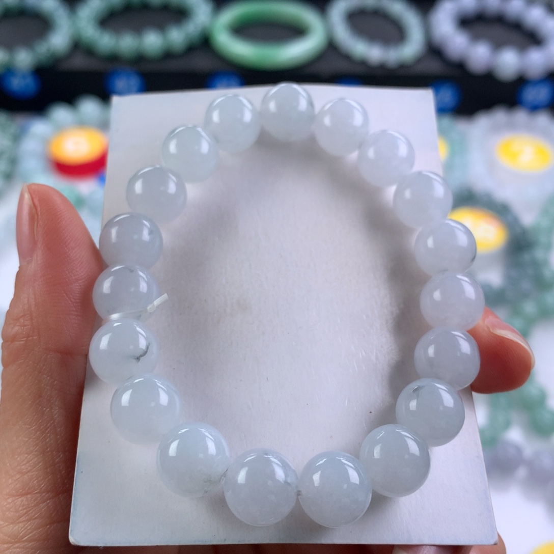 小***剑翡翠未镶嵌手链卡10.3