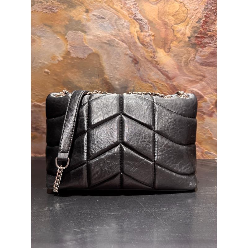 HIRMRIS手工真皮包22-551221-黑 小云朵黑色