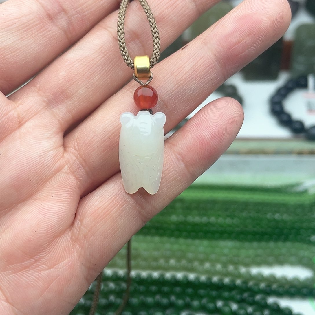 和田玉颈饰未镶嵌