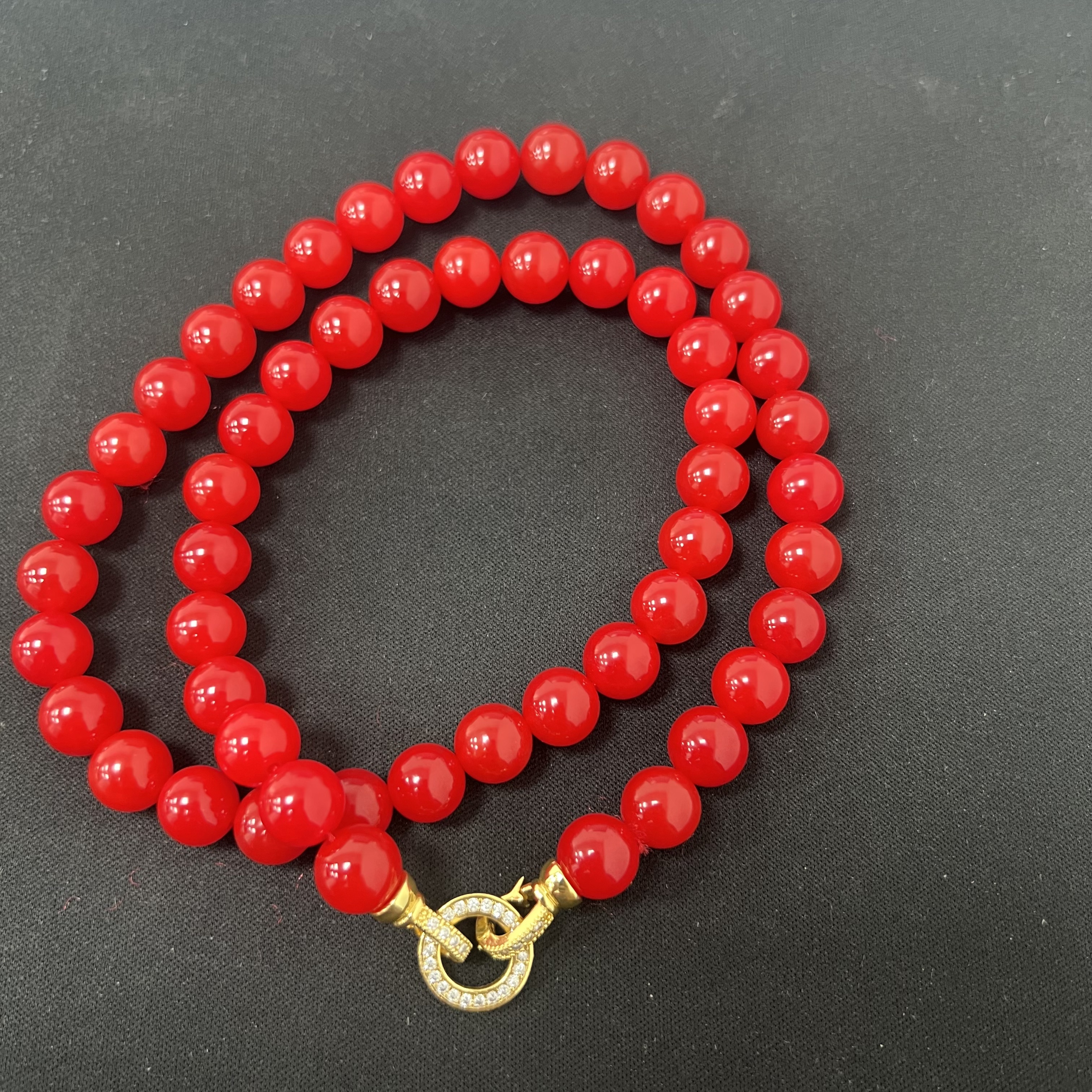 NY034天然南红精品长手串（无礼盒）