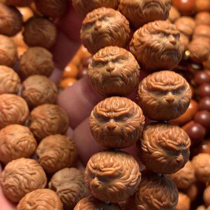 【闪购商品】猴头核桃手串独**珊悟空