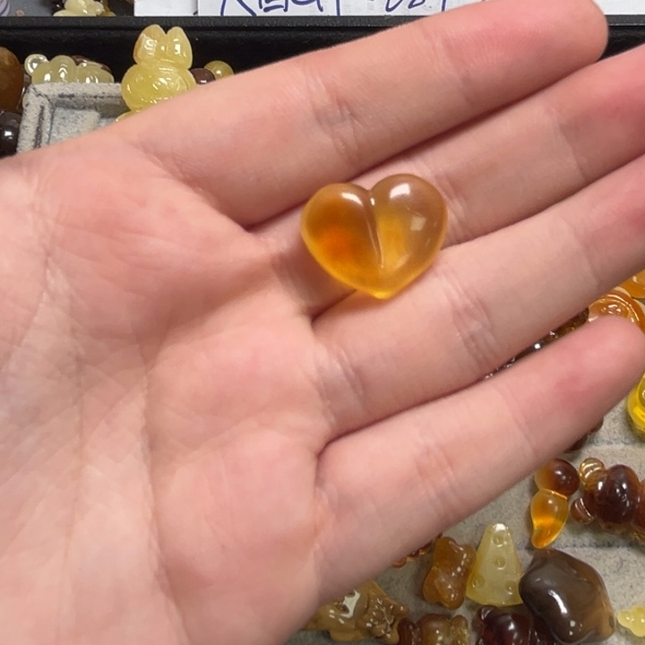 琥珀颈饰未镶嵌用****4天然蜜蜡配件