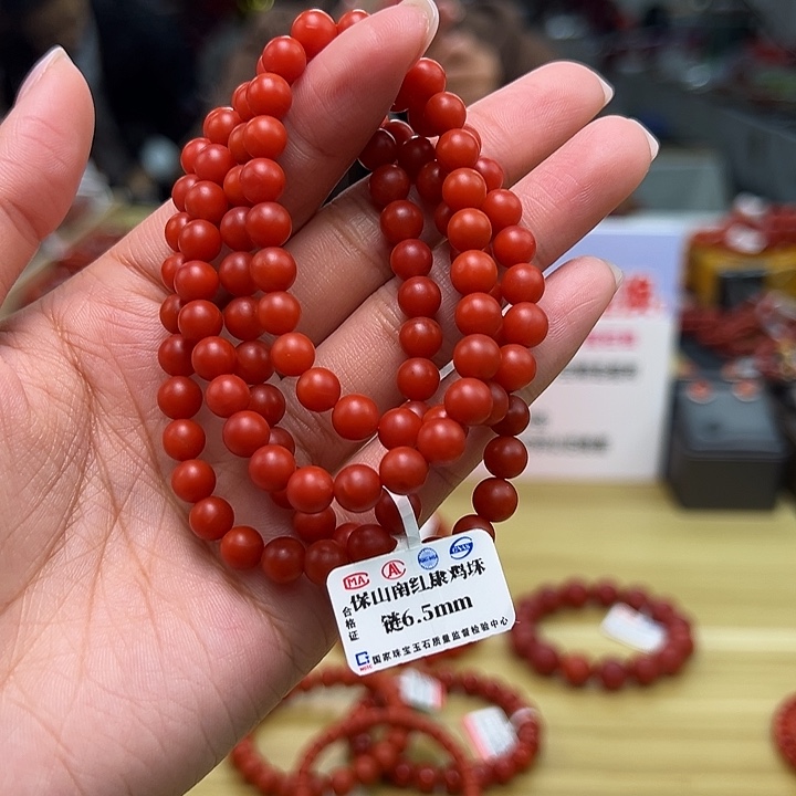 南红玛瑙多样性发一6mm+未镶嵌
