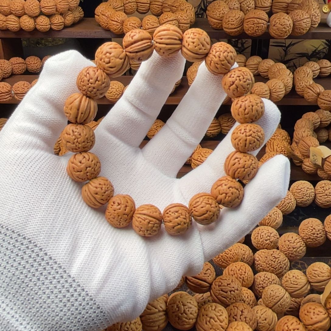 桃核手串野生肌肉纹