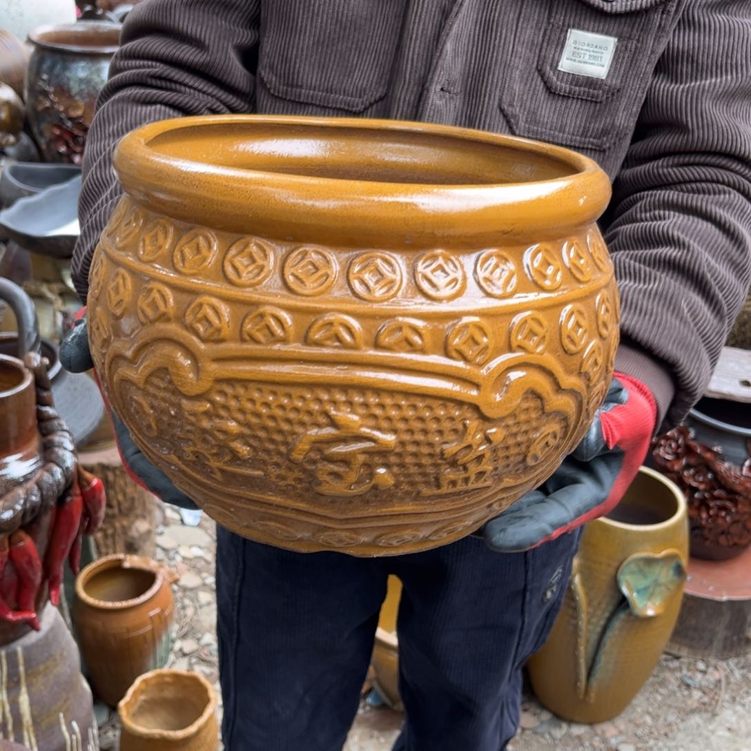 红陶高20口25无孔