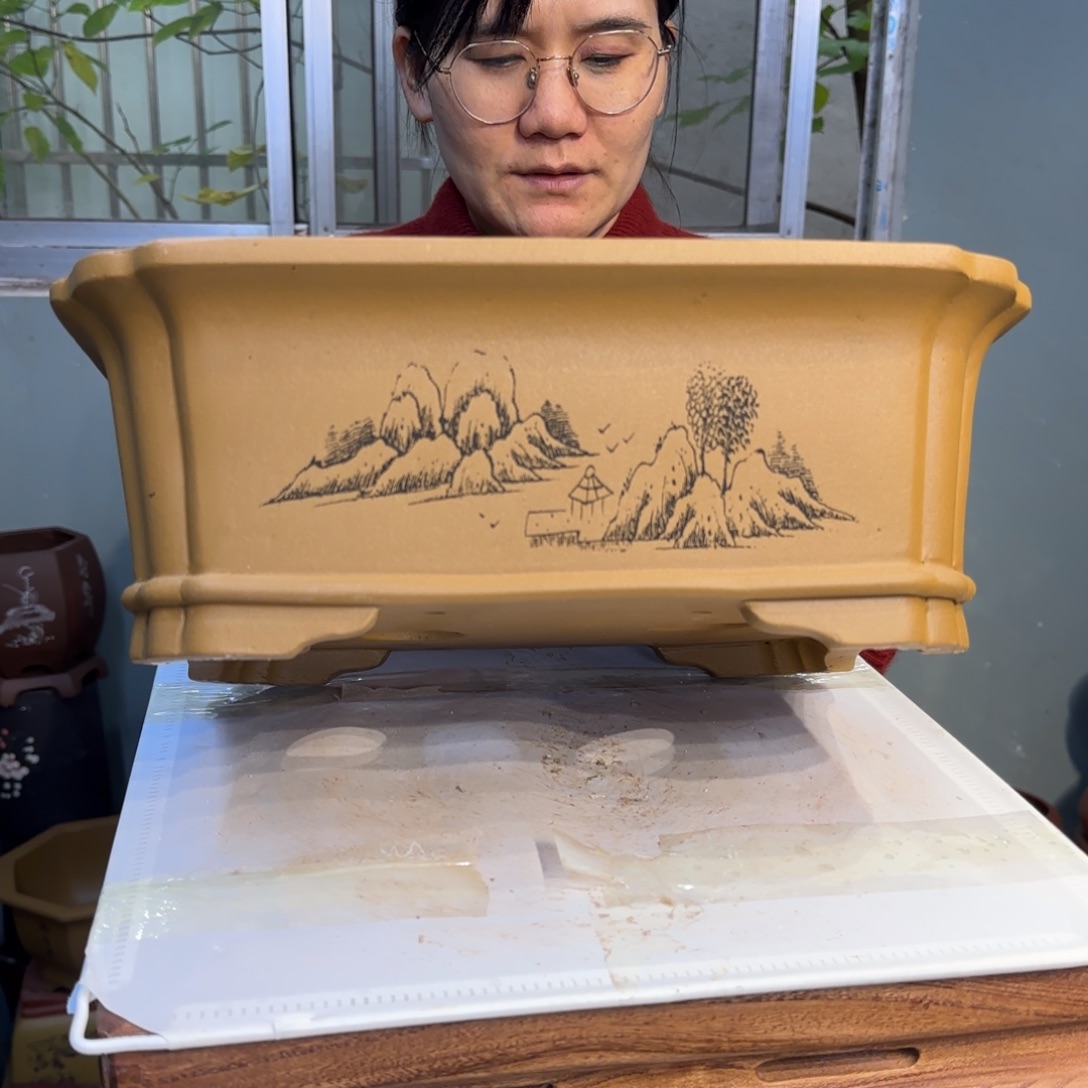 紫砂花盆紫砂口径36