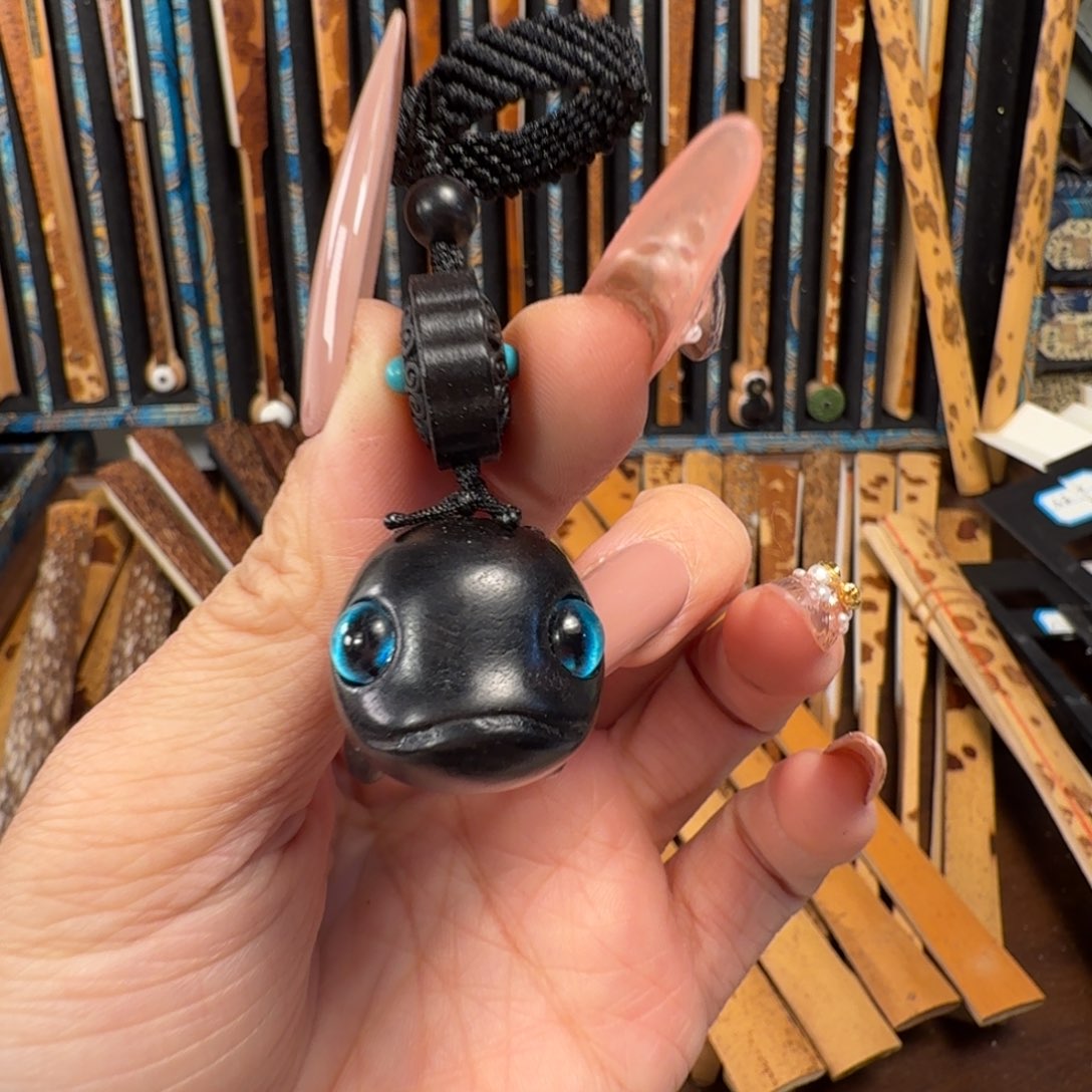 扇子鲸鱼扇箍文玩折扇