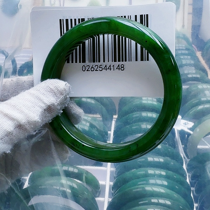 和田玉（碧玉）手镯未镶嵌59