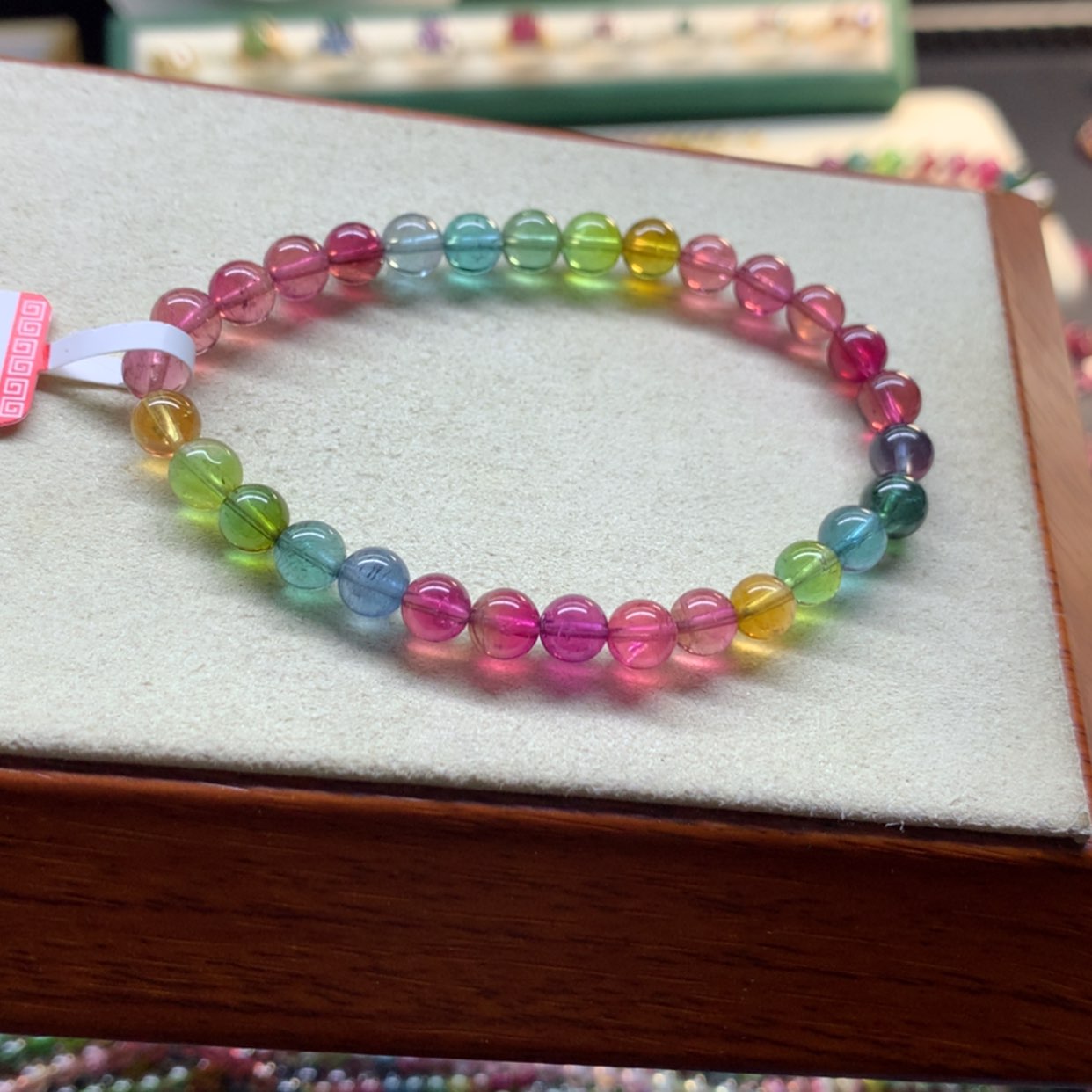 【闪购商品】碧玺手链未镶嵌艳丽彩虹