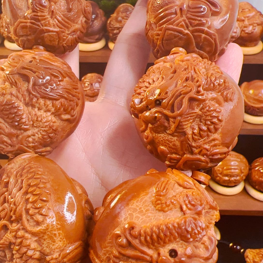 橄榄核手串寿*龙才手持