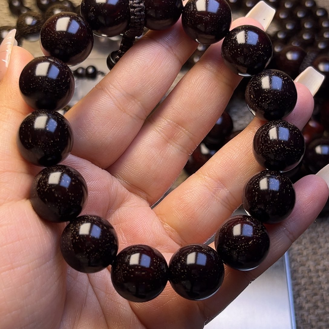 6***6檀香紫檀（小叶紫檀）1.5 15颗满星