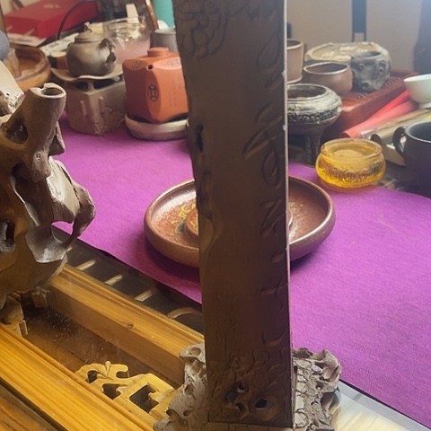 茶宠紫砂香炉可以点线香塔香