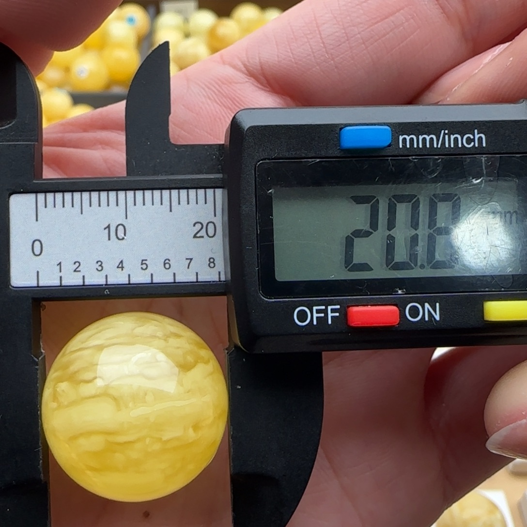 蜜蜡未镶嵌裸石虎皮妖花珠子