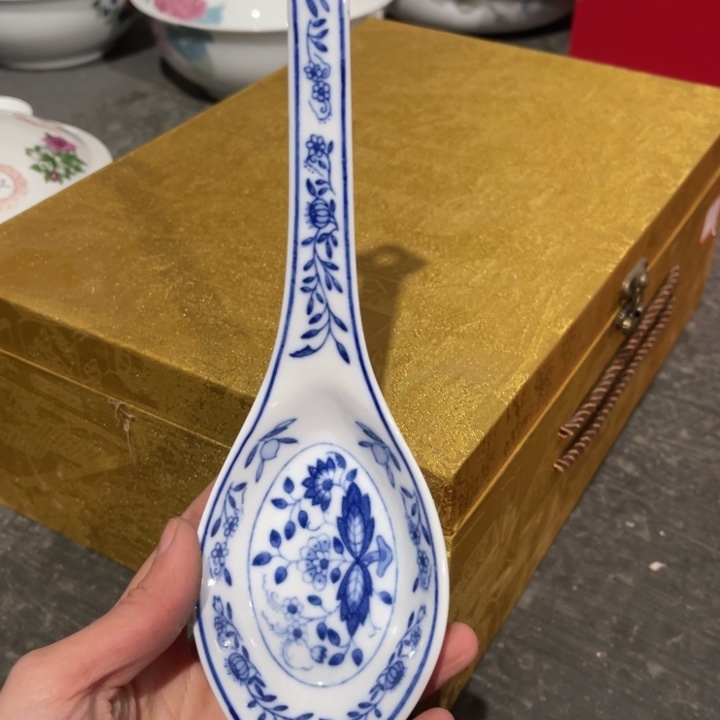 醴陵高温瓷手绘23厘米