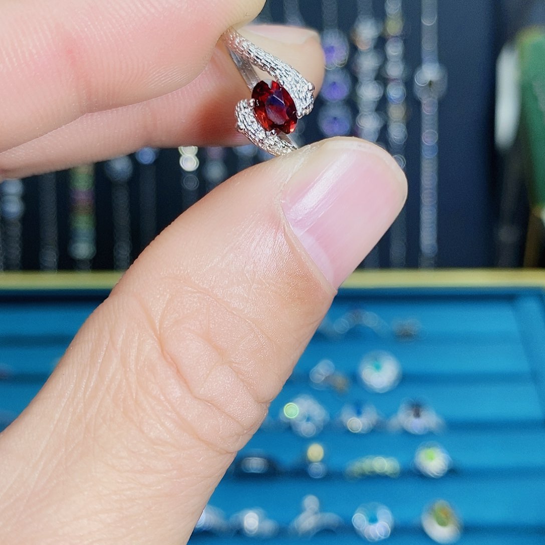 紫晶珠宝半成品银S925镶嵌