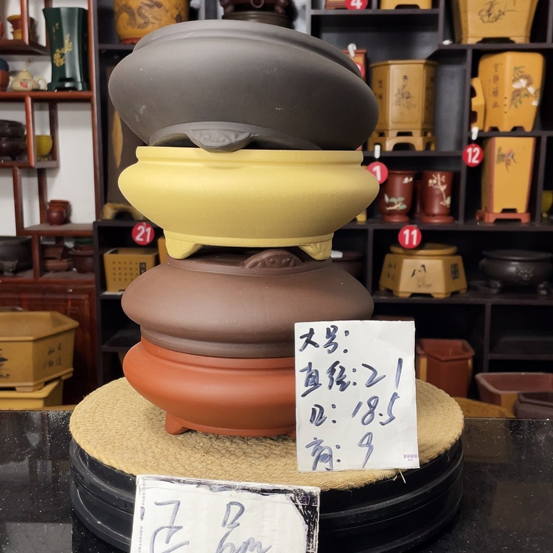 紫砂D-婉秋紫砂花盆