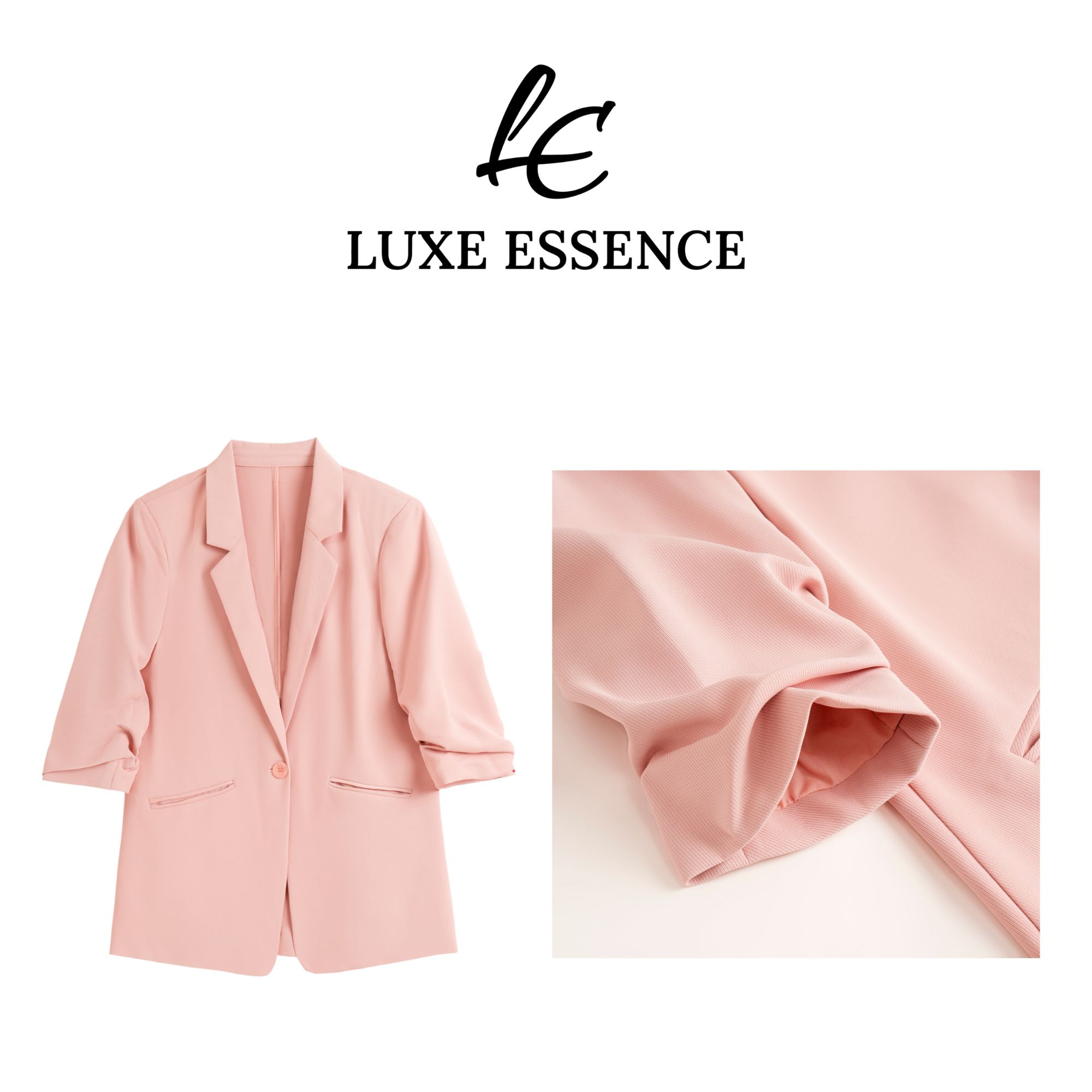  Luxe Essence【樱花】春季新款中长袖女士职场西装