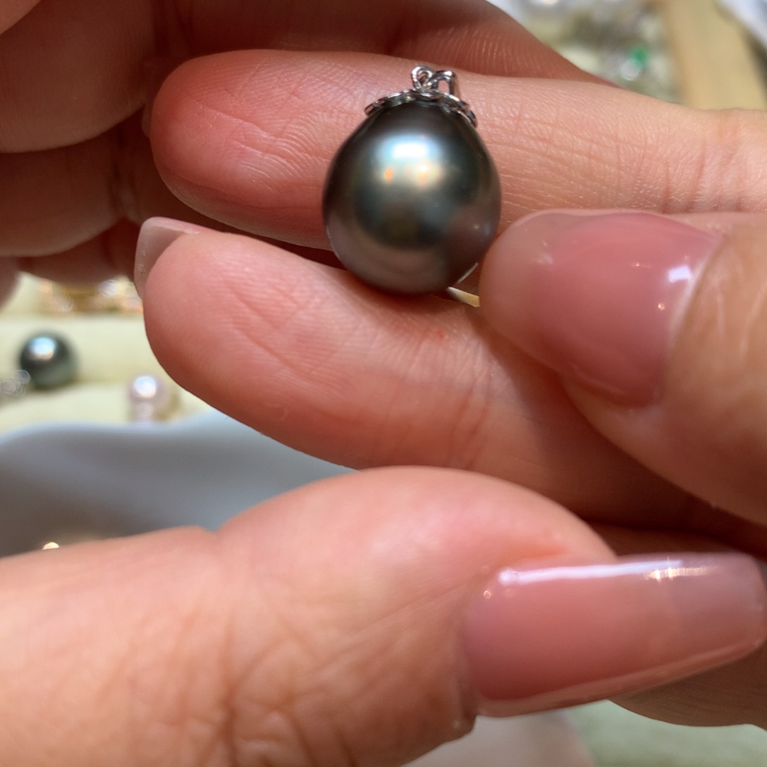 海水珍珠颈饰14K金镶嵌