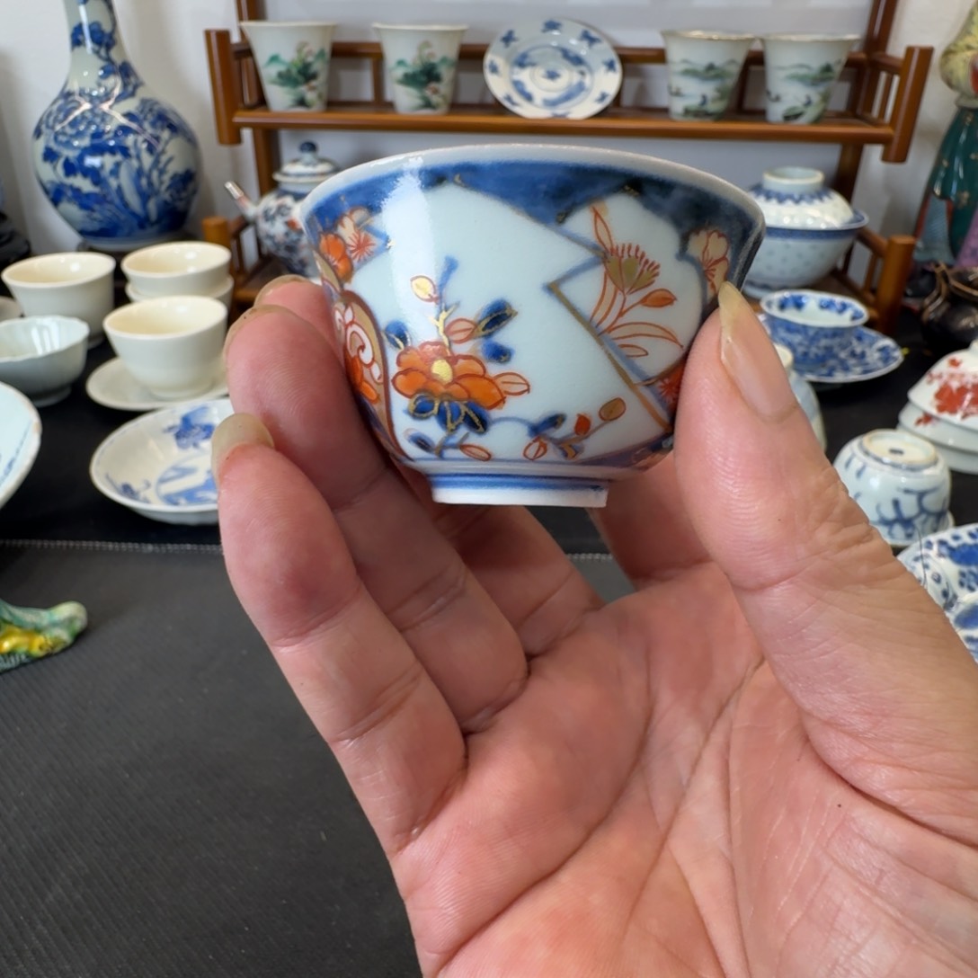 茶壶紫砂海**川青花泛红杯