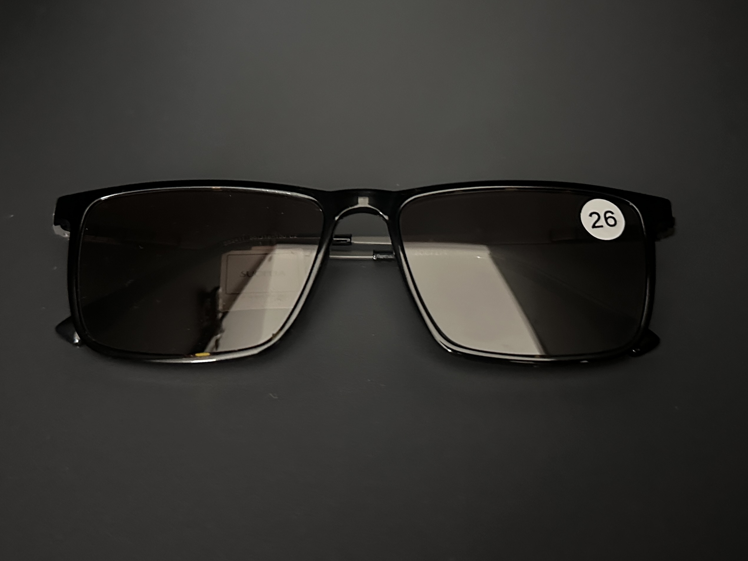 26纯天然水晶石头镜护目润眼防紫外线纯钛全框开车钓鱼男女通带用