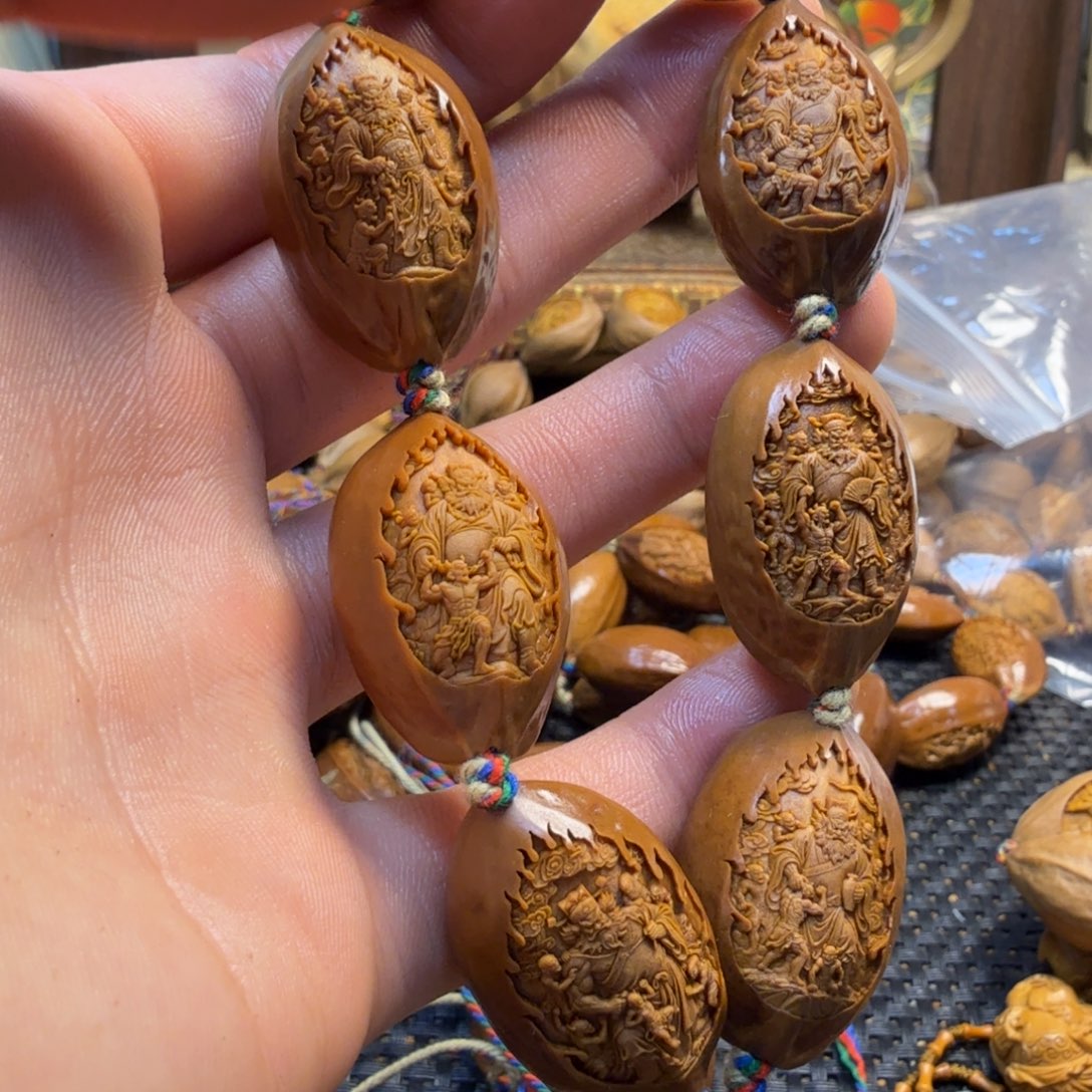 橄榄核手串/手链五鬼钟馗