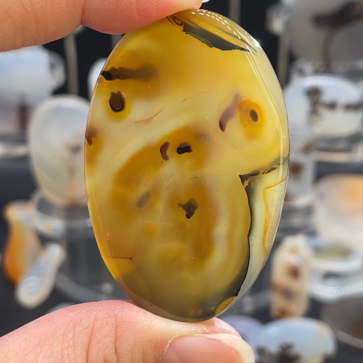玛瑙/玉髓合金颈饰