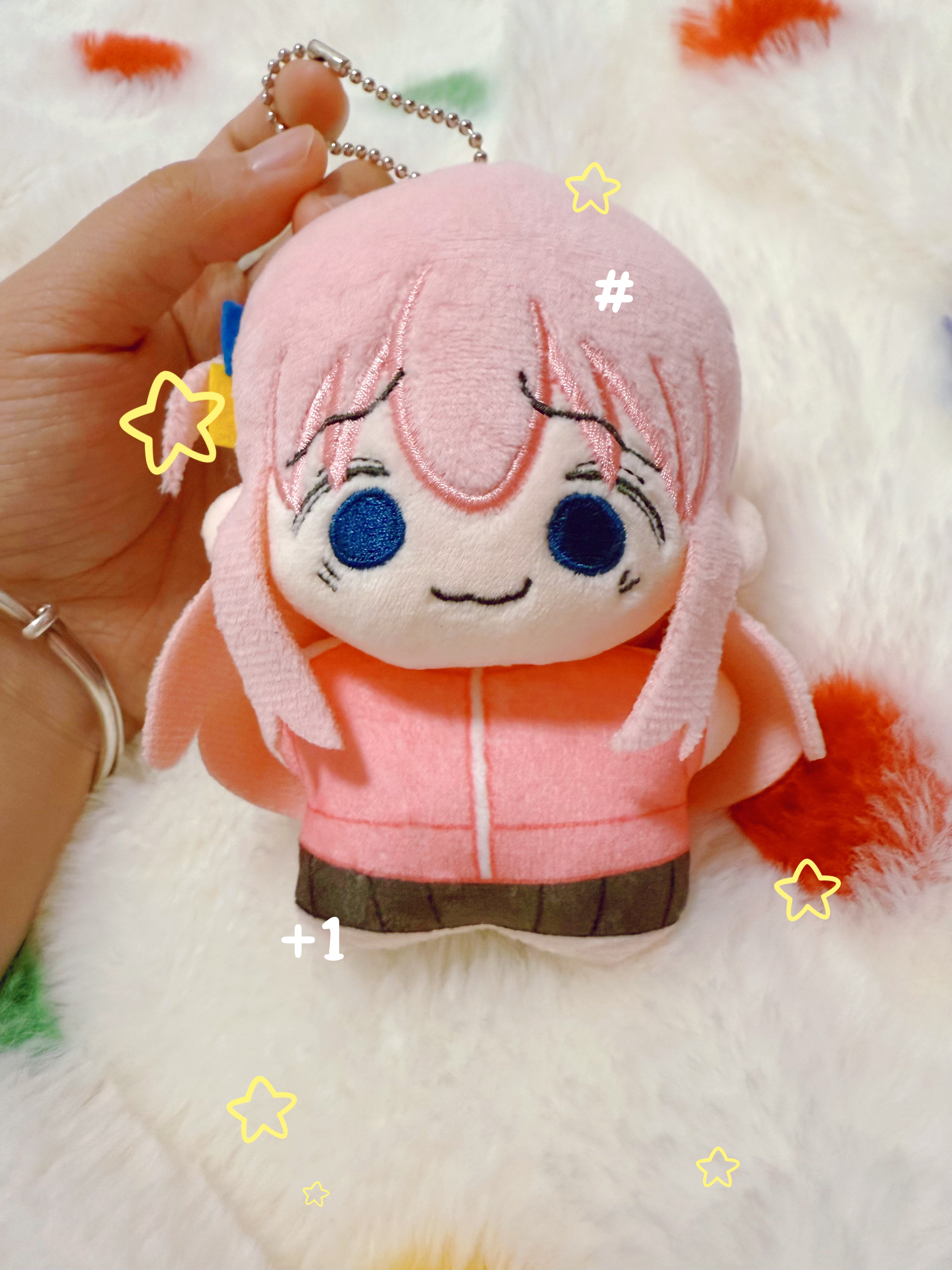 【现货】皮皮酱卡通孤独摇滚10cm海星体棉花娃娃波波叽毛绒玩偶