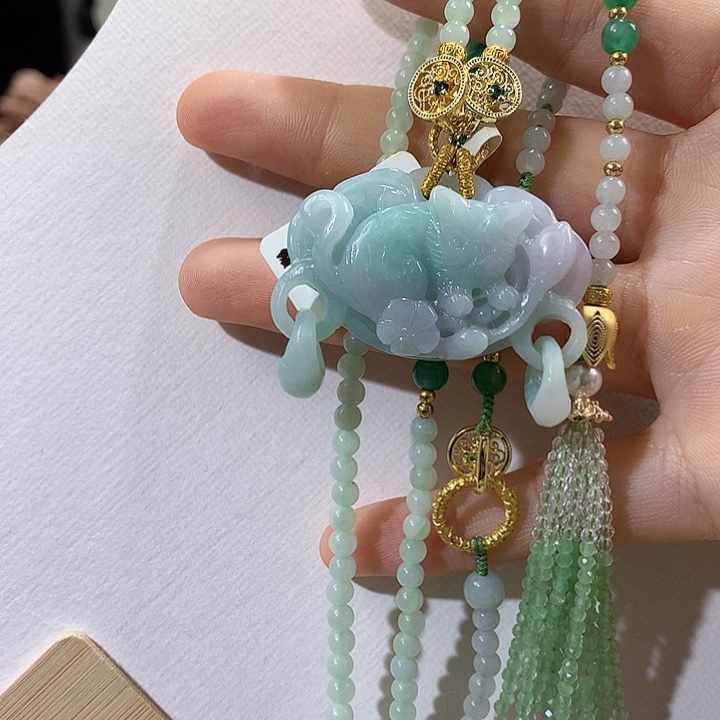 翡翠未镶嵌颈饰翡翠吊坠