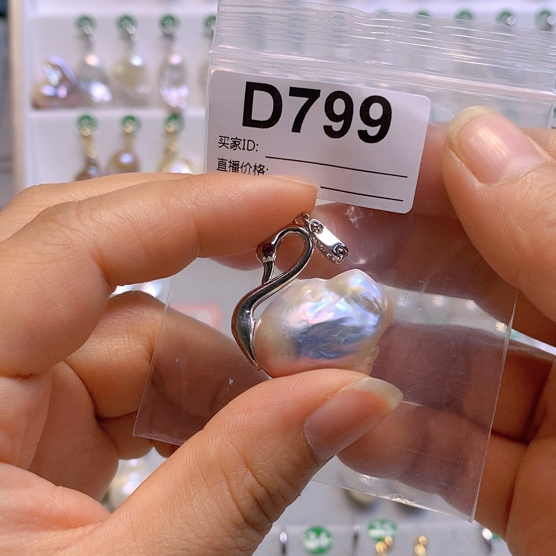 淡水珍珠颈饰银S925镶嵌