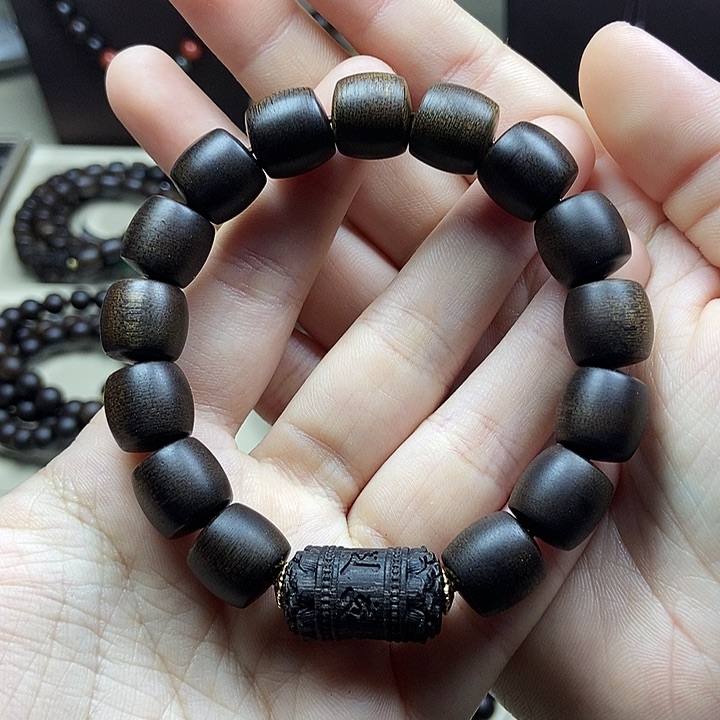 手串沉香越南芽庄白奇楠沉水老料1.2