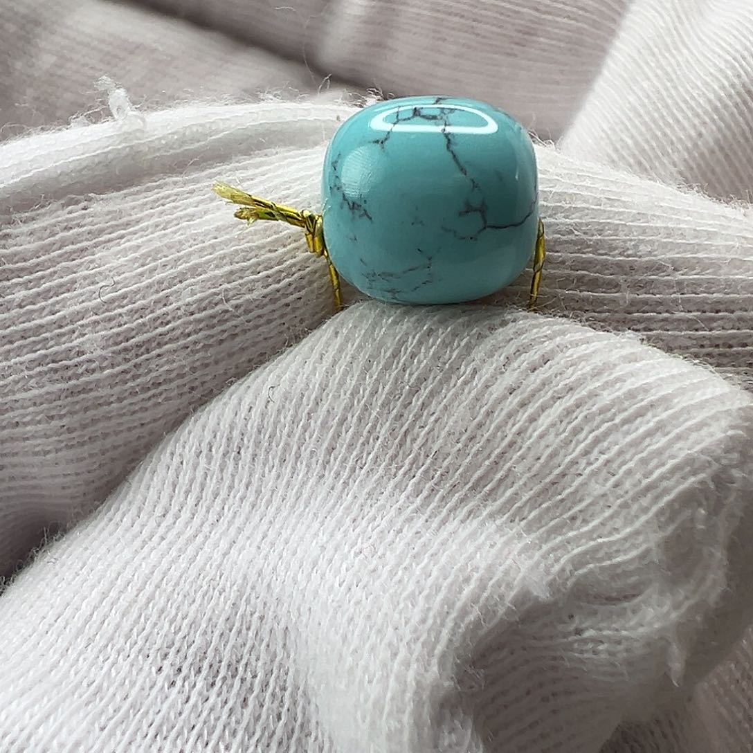 绿松石未镶嵌老型珠