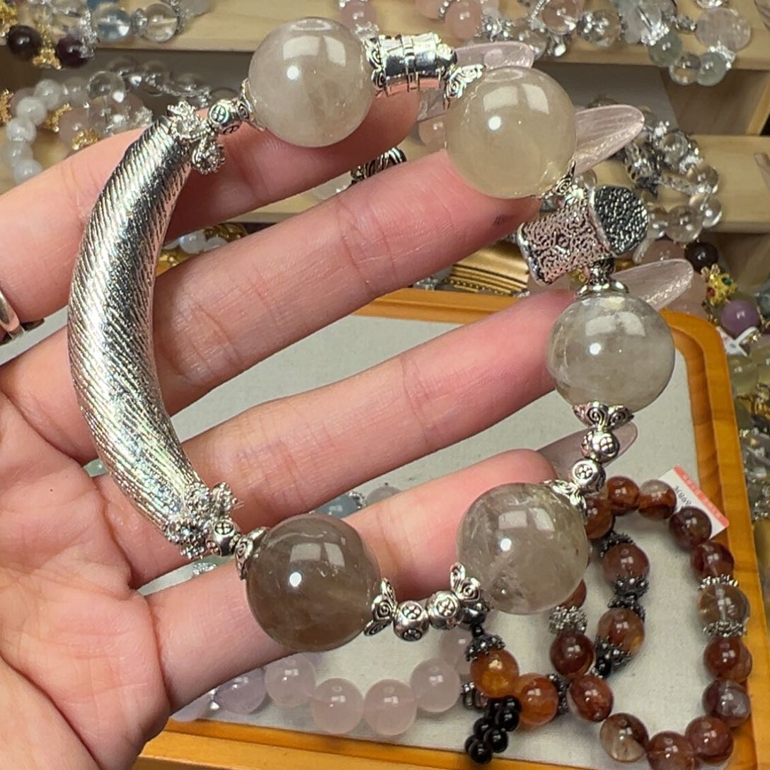 水晶手链合金水晶