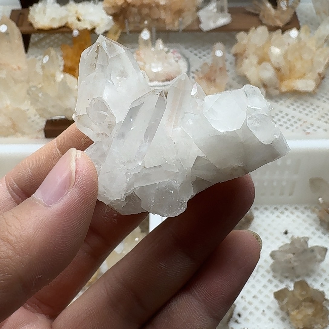 银S925镶嵌珠宝半成品水晶5