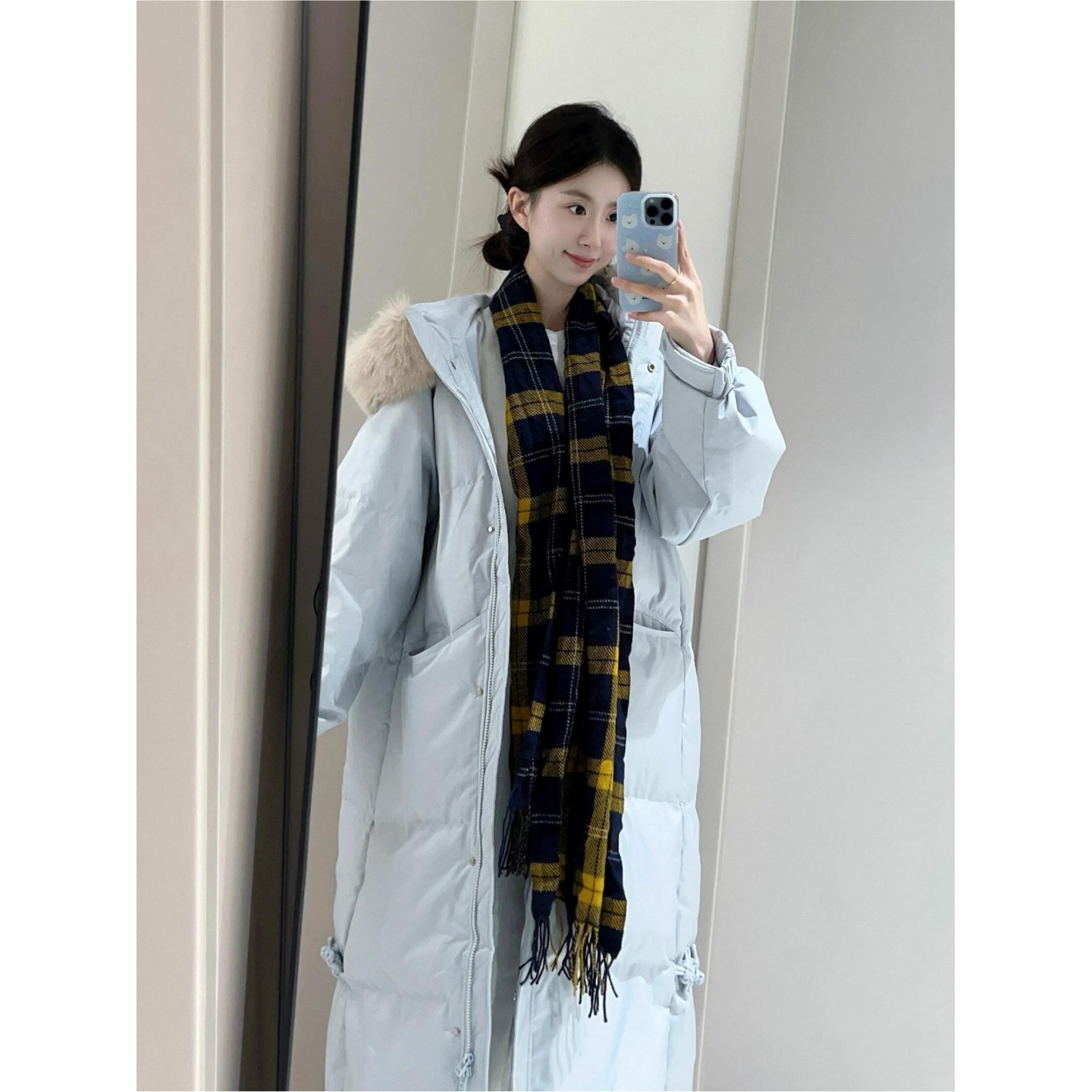 香榭颂羽绒棉服女2025新款超好看棉袄韩系宽松棉衣冬季中长款外套