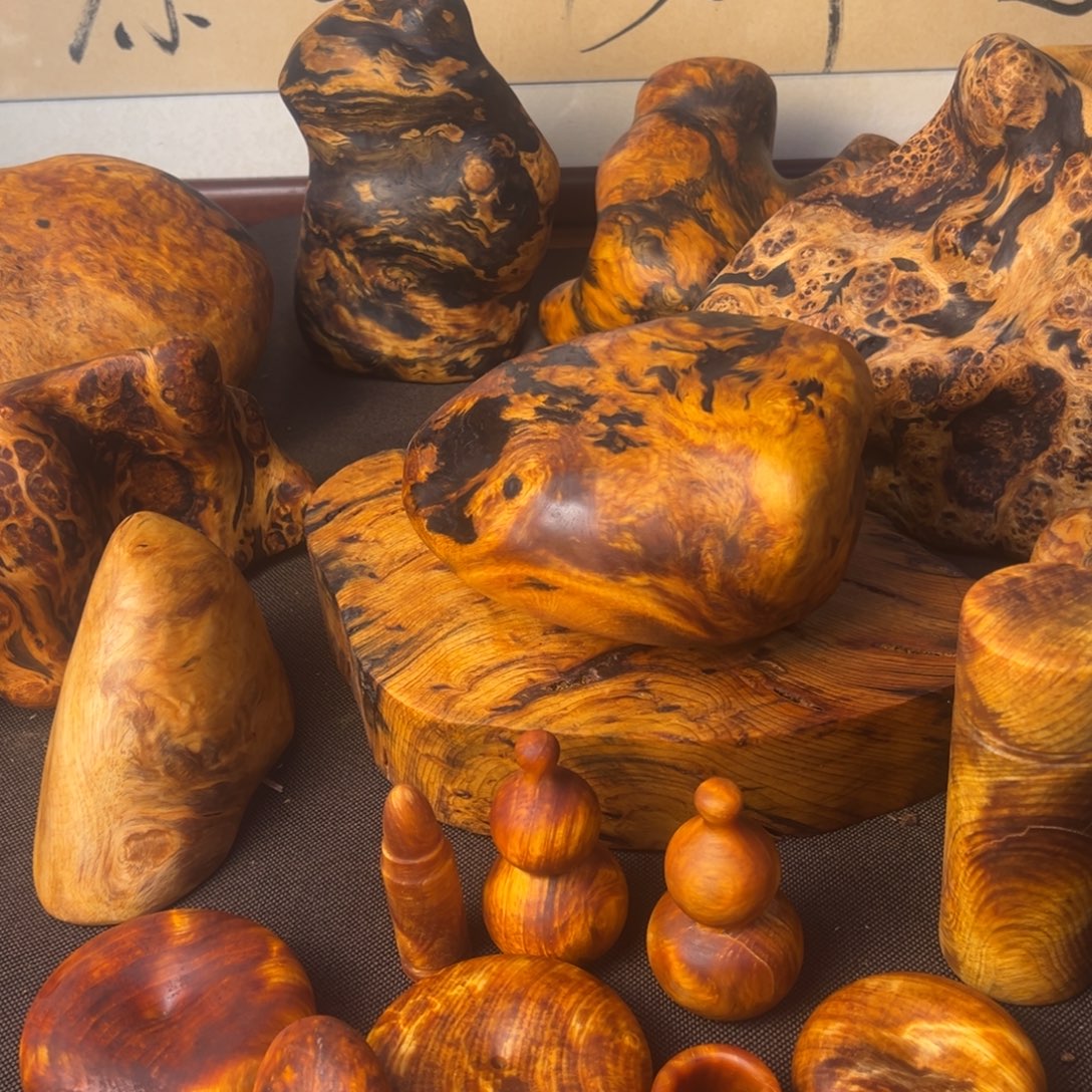 活***逗琥珀木长白山琥珀木